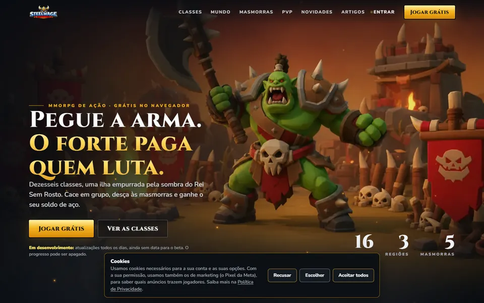 Imagem: 📜 Atualização · lote 120 · conta, Termos e cookies